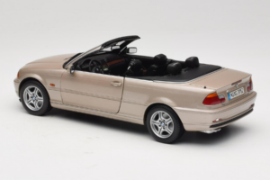BMW 328i E46 Cabriolet Sand Beige Metallic Kyosho 1:18 80430009756 Metal — billede 8 af 9