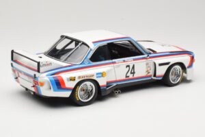 BMW 3.5 CSL #24 H. Stuck / S. Posey 12 Hours of Sebring 1975 Minichamps 1:18 80430139188 Metal — billede 3 af 8