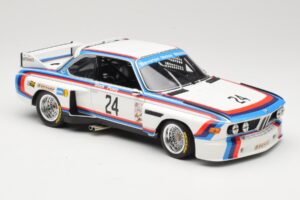 BMW 3.5 CSL #24 H. Stuck / S. Posey 12 Hours of Sebring 1975 Minichamps 1:18 80430139188 Metal — billede 6 af 8