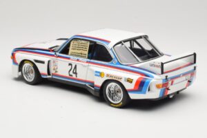 BMW 3.5 CSL #24 H. Stuck / S. Posey 12 Hours of Sebring 1975 Minichamps 1:18 80430139188 Metal — billede 7 af 8
