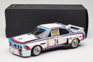 BMW 3.5 CSL #24 H. Stuck / S. Posey 12 Hours of Sebring 1975 Minichamps 1:18 80430139188 Metal — billede 8 af 8