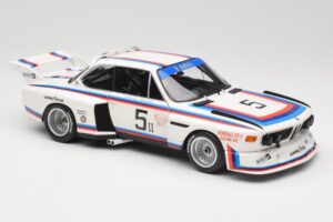 BMW 3.5 CSL E9 Gr.5 #5 K.W.M. Racing K. Miller / D. Cowart 6 Hours of Watkins Glen 1979 Minichamps 1:18 180792005 Metal — billede 6 af 8