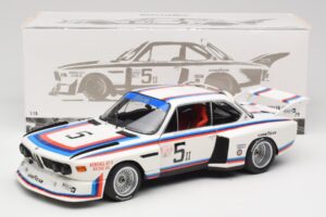 BMW 3.5 CSL E9 Gr.5 #5 K.W.M. Racing K. Miller / D. Cowart 6 Hours of Watkins Glen 1979 Minichamps 1:18 180792005 Metal — billede 8 af 8