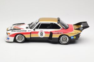 BMW 3.5 CSL E9 Hermetite #8 J. Fitzpatrick / T. Walkinshaw 1000 km Nurburgring 1976 Minichamps 1:18 155762608 Metal — billede 3 af 6