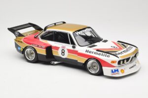 BMW 3.5 CSL E9 Hermetite #8 J. Fitzpatrick / T. Walkinshaw 1000 km Nurburgring 1976 Minichamps 1:18 155762608 Metal — billede 4 af 6