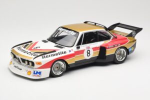 BMW 3.5 CSL E9 Hermetite #8 J. Fitzpatrick / T. Walkinshaw 1000 km Nurburgring 1976 Minichamps 1:18 155762608 Metal