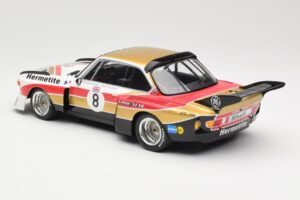 BMW 3.5 CSL E9 Hermetite #8 J. Fitzpatrick / T. Walkinshaw 1000 km Nurburgring 1976 Minichamps 1:18 155762608 Metal — billede 5 af 6