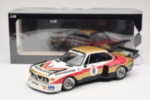 BMW 3.5 CSL E9 Hermetite #8 J. Fitzpatrick / T. Walkinshaw 1000 km Nurburgring 1976 Minichamps 1:18 155762608 Metal — billede 6 af 6