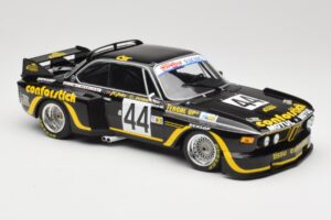 BMW 3.5 CSL E9 #44 A.S.P.M. Tanday Music J-C. Justice / J. Belin 24 Hours of Le Mans 1976 Minichamps 1:18 155762644 Metal — billede 4 af 6