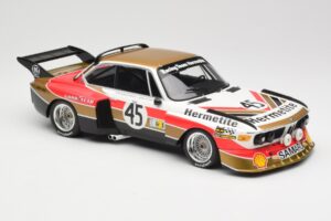 BMW 3.5 CSL E9 #45 Hermetite T. Walkinshaw / J. Fitzpatrick 24 Hours of Le Mans 1976 Minichamps 1:18 155762645 Metal — billede 4 af 6