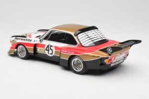 BMW 3.5 CSL E9 #45 Hermetite T. Walkinshaw / J. Fitzpatrick 24 Hours of Le Mans 1976 Minichamps 1:18 155762645 Metal — billede 5 af 6