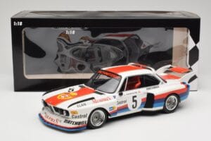 BMW 3.5 CSL E9 #5 S. Manhalter Winner Havirov International 1977 Minichamps 1:18 155772605 Metal — billede 6 af 6