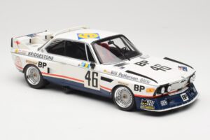 BMW 3.5 CSL E9 #46 Team Brock P. Brock / F. Muir / J. Aubriet 24 Hours of Le Mans 1976 Minichamps 1:18 153762646 Metal — billede 4 af 6
