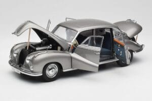 BMW 502 2.6 Luxus Silver Beige Metallic AUTOart 1:18 70591 Metal — billede 2 af 8