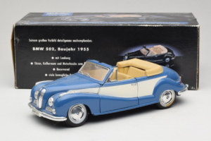 BMW 502 Cabriolet Blå Tchibo 1:18 45396 Metal — billede 8 af 8