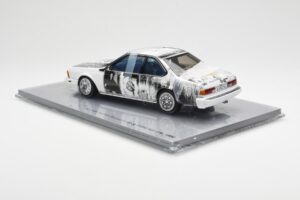 BMW 635 CSi E24 Art Car Robert Rauschenberg AUTOart 1:18 80430150924 Metal — billede 5 af 8