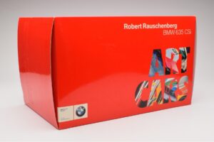 BMW 635 CSi E24 Art Car Robert Rauschenberg AUTOart 1:18 80430150924 Metal — billede 8 af 8