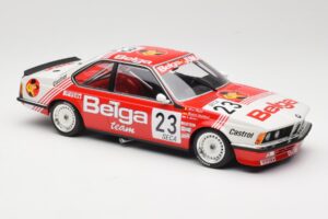BMW 635 CSi E24 Belga Juma Racing M. Winkelhock / T. Regout 24 Hours of Spa 1985 Minichamps 1:18 155852523 Metal — billede 4 af 6