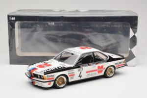 BMW 635 CSi E24 BMW Italia #4 R. Ravaglia / G. Berger 24 Hours of Spa 1984 Minichamps 1:18 155842504 Metal — billede 6 af 6