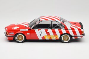 BMW 635 CSi E24 #7 BMW Italia G. Brancatelli / H. Kelleners Brno Grand Prix 1984 Minichamps 1:18 155842507 Metal — billede 3 af 6