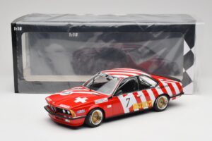 BMW 635 CSi E24 #7 BMW Italia G. Brancatelli / H. Kelleners Brno Grand Prix 1984 Minichamps 1:18 155842507 Metal — billede 6 af 6