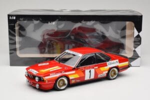 BMW 635 CSi E24 #1 U. Felder / D. Hamelmann Auto Budde Winners 24 Hours of Nürburgring 1985 Minichamps 1:18 155852501 Metal — billede 6 af 6