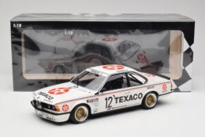 BMW 635 CSi E24 #12 R. Metge / C. Ballot-Léna Bavaria Automobiles 24 Hours of Spa 1985 Minichamps 1:18 155852513 Metal — billede 6 af 6