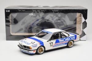 BMW 635 CSi E24 #12 C. Ballot-Léna / Deyne 500km Monza 1985 Minichamps 1:18 155852512 Metal — billede 6 af 6