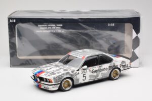 BMW 635 CSi E24 #5 R. Ravaglia Winner Spa 24 Hours 1985 Minichamps 1:18 155852505 Metal — billede 6 af 6