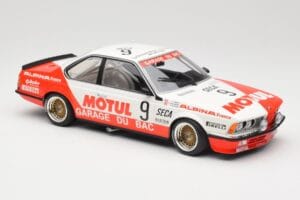 BMW 635 CSi E24 #9 Hollinger / P. Giroix Garage du Bac 24 Hours of Spa 1984 Minichamps 1:18 155842509 Metal — billede 4 af 6