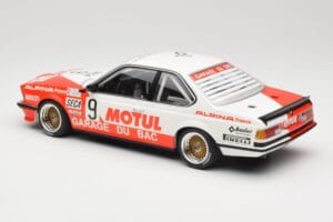 BMW 635 CSi E24 #9 Hollinger / P. Giroix Garage du Bac 24 Hours of Spa 1984 Minichamps 1:18 155842509 Metal — billede 5 af 6