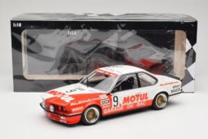 BMW 635 CSi E24 #9 Hollinger / P. Giroix Garage du Bac 24 Hours of Spa 1984 Minichamps 1:18 155842509 Metal — billede 6 af 6
