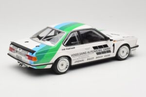 BMW 635 CSi E24 Vogelsang Automobile H. Grohs Winner Bergischer Löwe Zolder 1984 Minichamps 1:18 155842511 Metal — billede 2 af 6