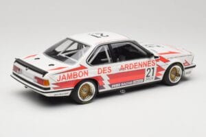 BMW 635CSi E24 Team Brun Motorsport #21 H. Grohs / T. Boutsen Spa 24 Hours 1985 Minichamps 1:18 155852521 Metal — billede 2 af 6