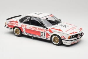 BMW 635CSi E24 Team Brun Motorsport #21 H. Grohs / T. Boutsen Spa 24 Hours 1985 Minichamps 1:18 155852521 Metal — billede 4 af 6