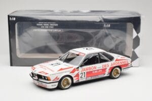 BMW 635CSi E24 Team Brun Motorsport #21 H. Grohs / T. Boutsen Spa 24 Hours 1985 Minichamps 1:18 155852521 Metal — billede 6 af 6