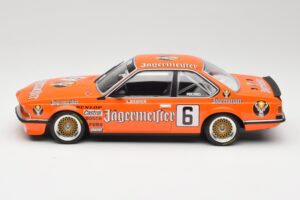 BMW 635CSi E24 Jagermeister #6 H. Stuck Bergischer Lowe Zolder DPM 1984 Minichamps 1:18 155842506 Metal — billede 3 af 6