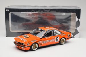 BMW 635CSi E24 Jagermeister #6 H. Stuck Bergischer Lowe Zolder DPM 1984 Minichamps 1:18 155842506 Metal — billede 6 af 6