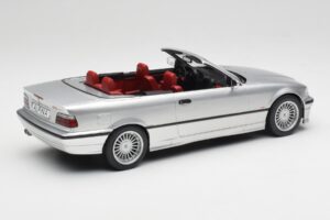 BMW Alpina B3 E36 3.2 Cabriolet Arctic Silver MCG 1:18 MCG18322 Metal — billede 3 af 8