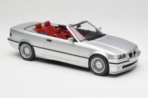 BMW Alpina B3 E36 3.2 Cabriolet Arctic Silver MCG 1:18 MCG18322 Metal — billede 6 af 8