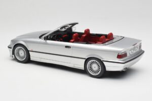 BMW Alpina B3 E36 3.2 Cabriolet Arctic Silver MCG 1:18 MCG18322 Metal — billede 7 af 8