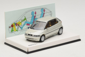 BMW E1 Hvid Minichamps 1:43 80429419919 Metal — billede 2 af 5