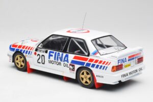 BMW E30 M3 #20 M. Duez / A. Lopes 1000 Lakes Rally 1989 IXO 1:18 18RMC132 Metal — billede 5 af 6