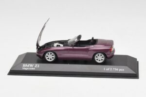 BMW Z1 E30 Lilla Metallic Minichamps 1:43 400020101 Metal — billede 4 af 5