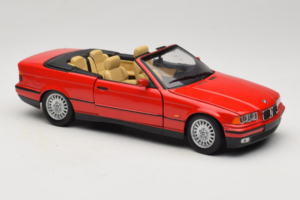 BMW 3 Series E36 Cabriolet Rød UT Models 1:18 BMW005 Metal — billede 6 af 8