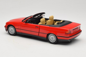 BMW 3 Series E36 Cabriolet Rød UT Models 1:18 BMW005 Metal — billede 7 af 8