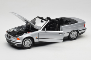 BMW 3 Series E36 Cabriolet Sølv UT Models 1:18 BMW008 Metal — billede 2 af 8