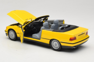 BMW 3 Series E36 Cabriolet Gul UT Models 1:18 BMW007 Metal — billede 5 af 8