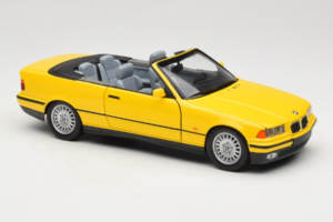 BMW 3 Series E36 Cabriolet Gul UT Models 1:18 BMW007 Metal — billede 6 af 8