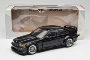 BMW E36 M3 GTR Street Cosmos Sort UT Models 1:18 20481 Metal — billede 8 af 8